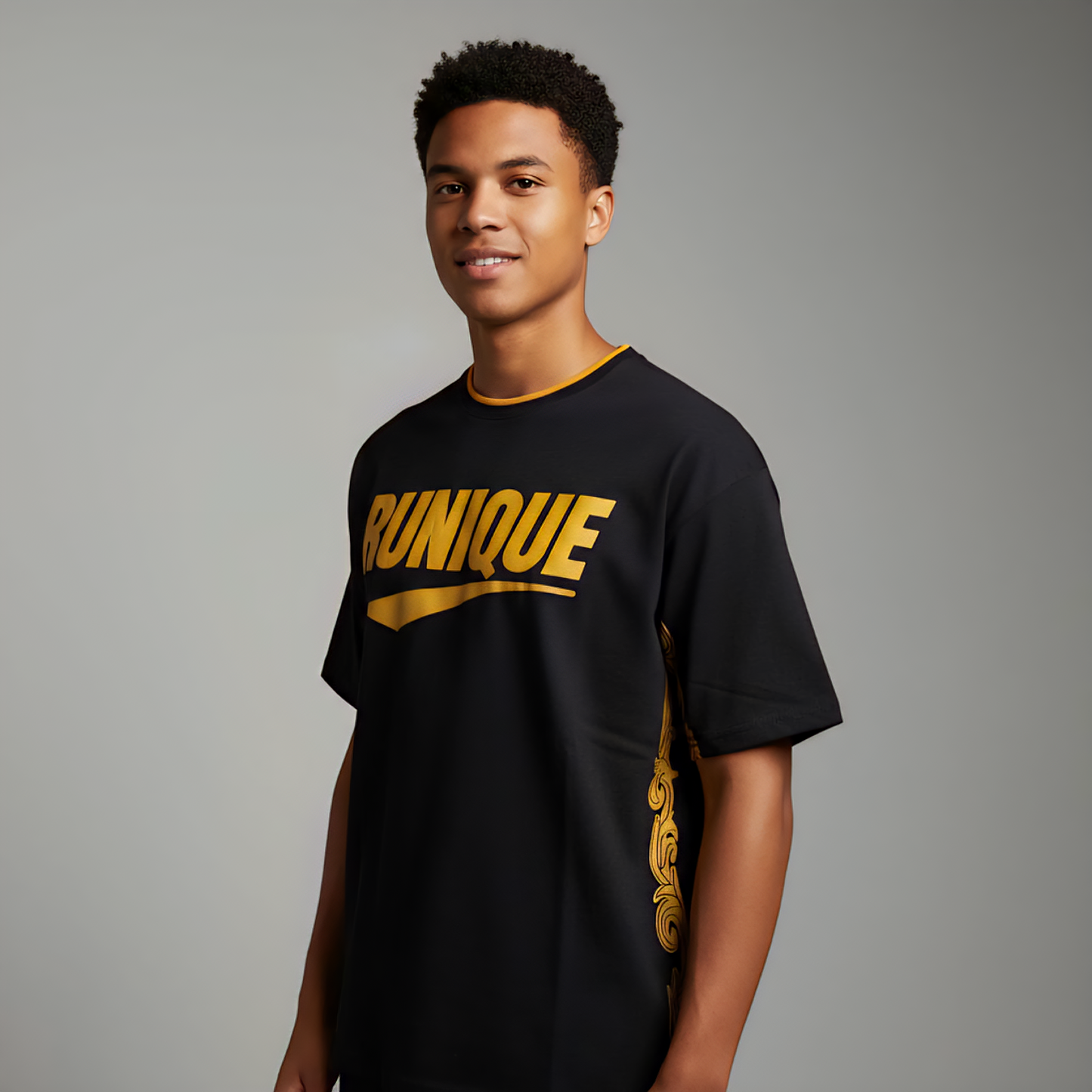 RUNIQUE Premium T-shirt- Embroidered Edition
