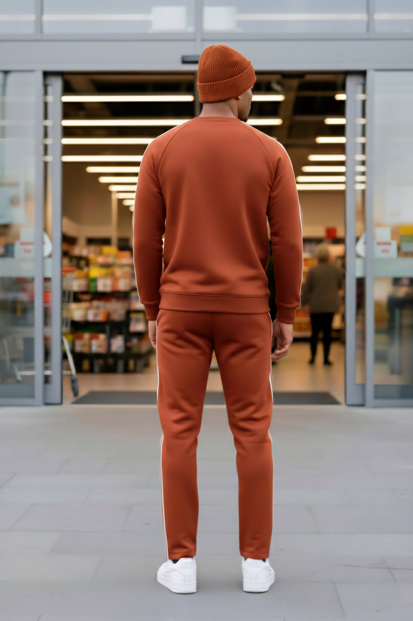 RUNIQUE Signature Tracksuit – Burnt Clay Edition