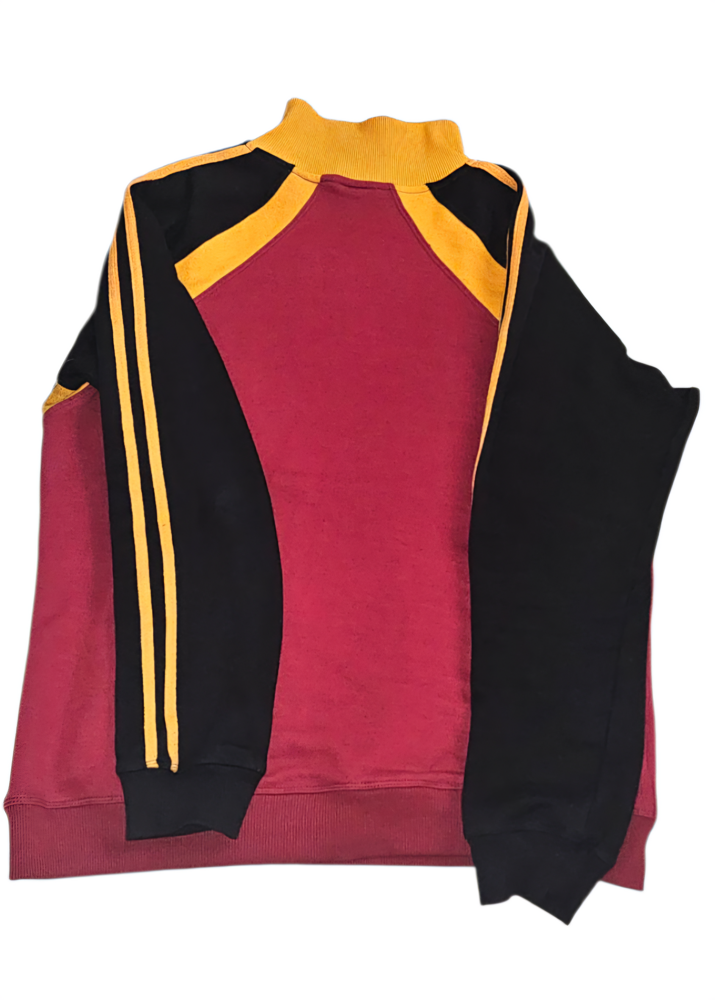 RUNIQUE Signature Tracksuit – Crimson & Gold Edition