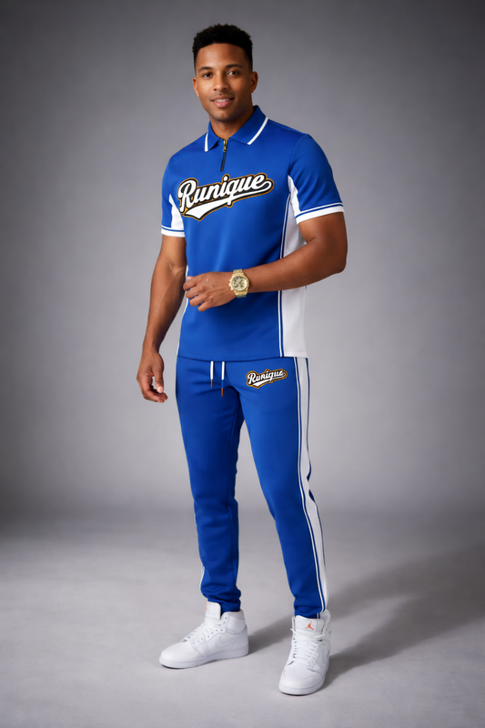 RUNIQUE Master Tracksuit – Royal Blue Edition