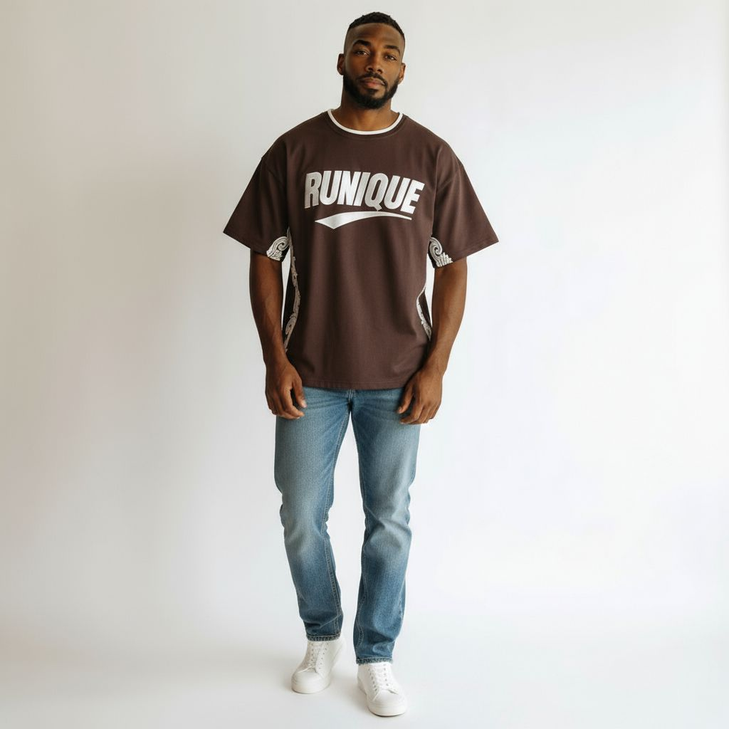 RUNIQUE Premium T-shirt- Embroidered Edition