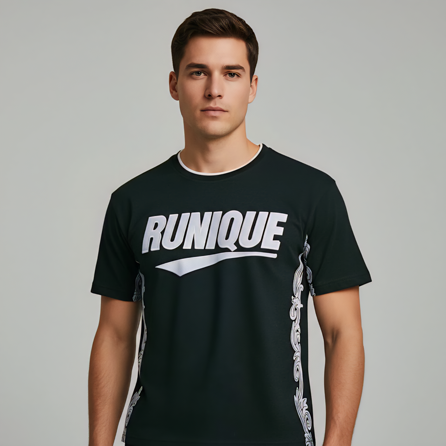 RUNIQUE Premium T-shirt- Embroidered Edition