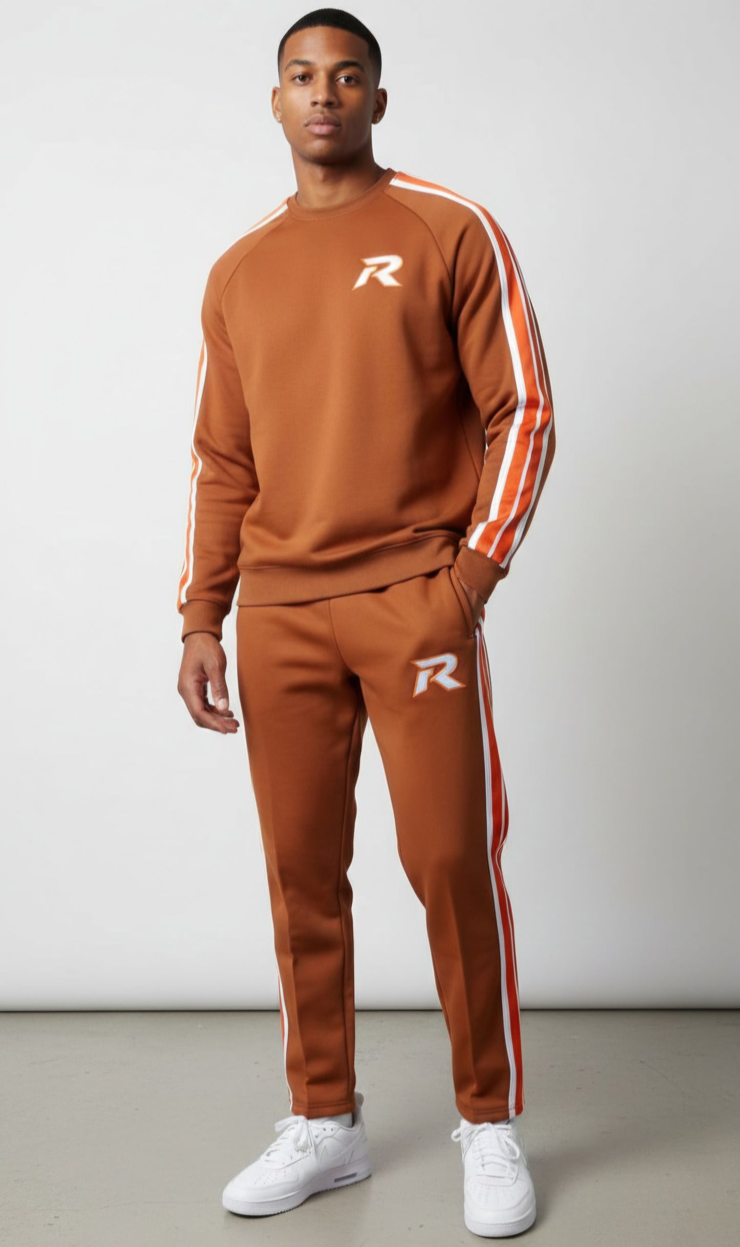 RUNIQUE Signature Tracksuit – Burnt Clay Edition