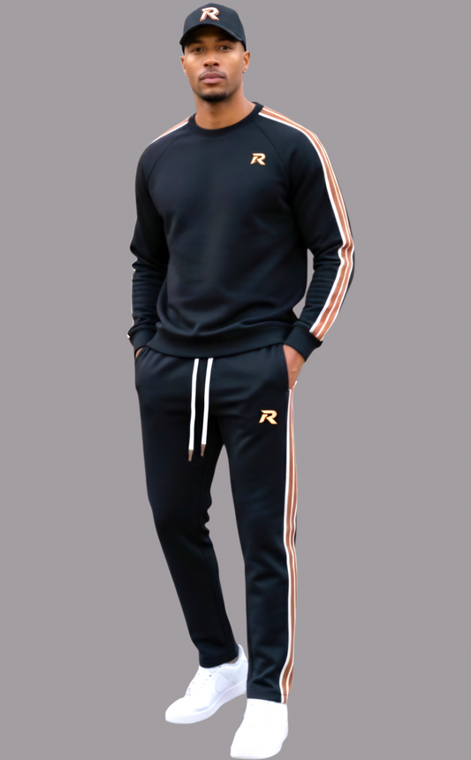 RUNIQUE Signature Tracksuit – Black Edition