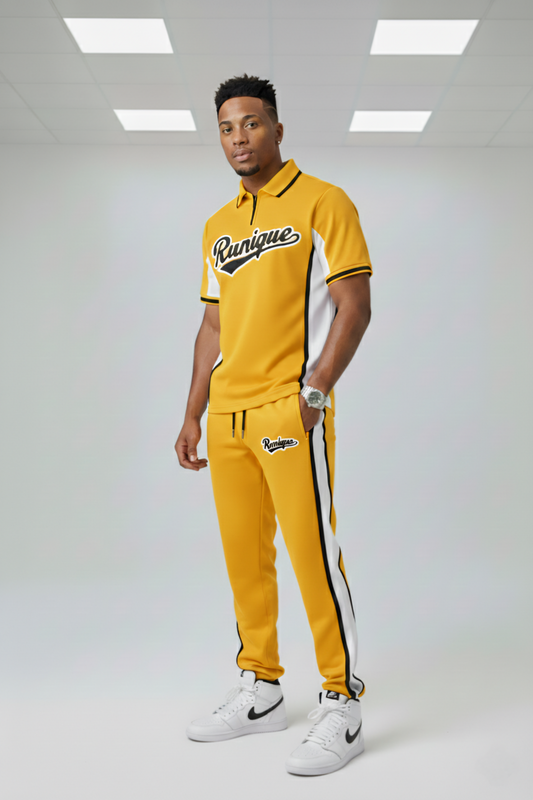 RUNIQUE Master Tracksuit – Golden Signature Edition
